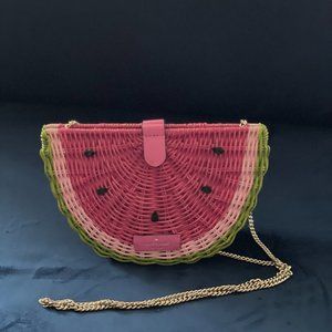 Kate Spade Wicker Watermelon Crossbody